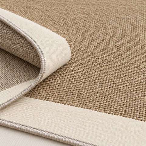 Digital Print Modern Kitchen Rug – Beige – texture close-up