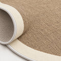 Digital Print Modern Oval Kitchen Rug – Beige – texture close-up