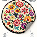 Digital Print Modern Round Rug – Multicolor – features