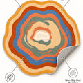 Digital Print Round Area Rug – Multicolor – features