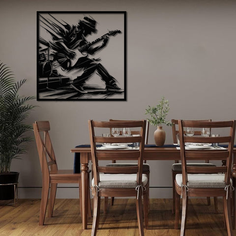 Guitar Solo Metal Wall Art