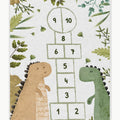 Dinosaur Hopscotch Kids Area Rug