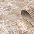 Distressed Classic Runner Rug – Beige – texture close-up