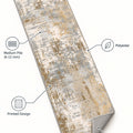 Distressed Classic Runner Rug – Beige – features