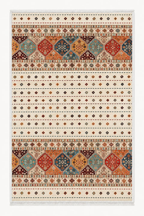 Distressed Vintage Area Rug