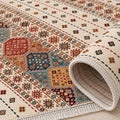 Distressed Vintage Area Rug – texture close-up