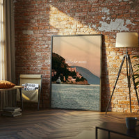 Dolce Far Niente Italian Coastline Aesthetic Wall Print Wall Poster Print