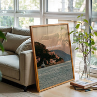Dolce Far Niente Italian Coastline Aesthetic Wall Print Wall Poster Print