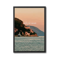 Dolce Far Niente Italian Coastline Aesthetic Wall Print Wall Poster Print