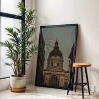 EGO SUM VIA VERITAS ET VITA Cathedral Architecture Aesthetic Décor Poster, Inspirational Wall Print