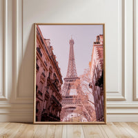 Eiffel Tower Paris Aesthetic Print – Elegant Home Wall Décor for Home Décor