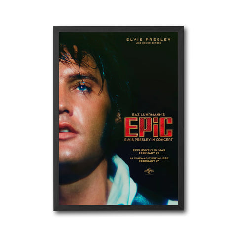 Elvis Presley Like Never Before Nostalgic Concert Wall Poster Wall Décor