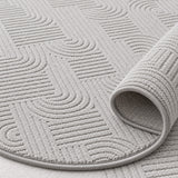 Emboss Boho Oval Rug – texture close-up