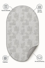 Emboss Boho Oval Rug – features