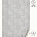 Embossed Modern Area Rug – features