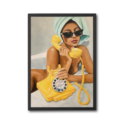 Emergency Call Love Print – Heritage Telephone Aesthetic Wall Décor