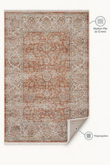 Ethnic Distressed Vintage Area Rug – features