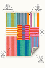 Ethnic Retro Area Rug – features