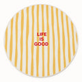 Ethnic Retro Round Area Rug – Yellow