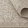Ethnic Vintage Area Rug – Beige – texture close-up