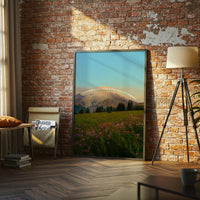 Everything in Life Quote Wall Poster – Inspirational Mountain Landscape Print