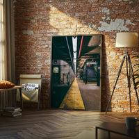 Exit 1 Subway Station Aesthetic Print, Urban Home Art