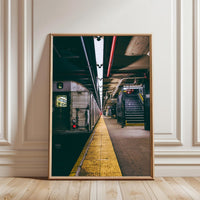 Exit 1 Subway Station Aesthetic Print, Urban Home Art