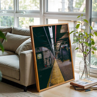 Exit 1 Subway Station Aesthetic Print, Urban Home Art
