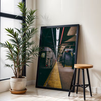 Exit 1 Subway Station Aesthetic Print, Urban Home Art