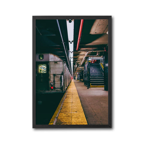 Exit 1 Subway Station Aesthetic Print, Urban Home Art