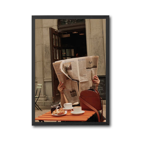 F.D.A. Approves a New Drug – Paris Café Aesthetic Wall Print Wall Poster