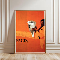 FACIS Heritage Man Reading Newspaper Wall Print Poster Print
