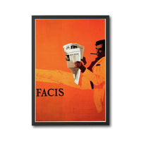FACIS Heritage Man Reading Newspaper Wall Print Poster Print