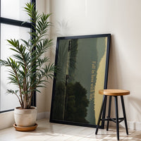 Fall in Love with Life Quote Aesthetic Wall Print