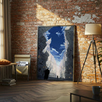 Fantastical Cityscape Aesthetic Wall Décor Poster Print