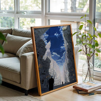 Fantastical Cityscape Aesthetic Wall Décor Poster Print