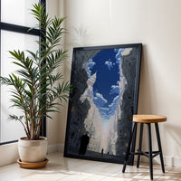 Fantastical Cityscape Aesthetic Wall Décor Poster Print