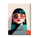 Fashion Portrait Modern Pop Art Wall Art – Woman with Sunglasses