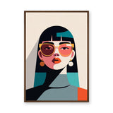 Fashion Portrait Modern Pop Art Wall Art – Woman with Sunglasses