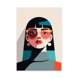 Fashion Portrait Modern Pop Art Wall Art – Woman with Sunglasses