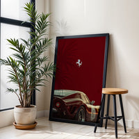 Ferrari 60 Heritage Sports Car Print – Aesthetic Traditional Car Wall Poster