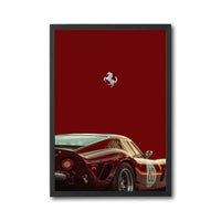 Ferrari 60 Heritage Sports Car Print – Aesthetic Traditional Car Wall Poster