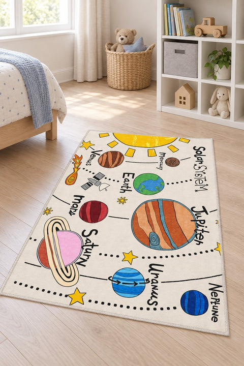 Figural Kids Area Rug in a nursery