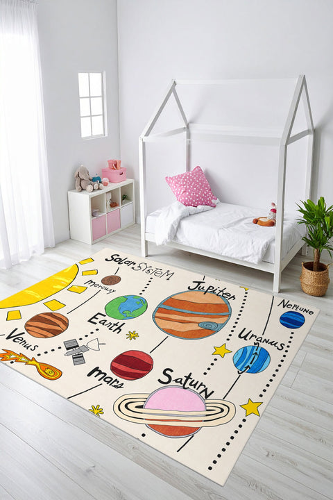 Figural Kids Area Rug in a nursery