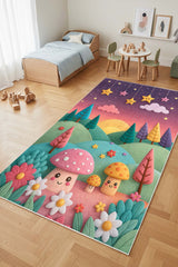 Figural Kids Area Rug in a nursery