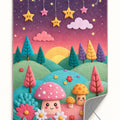 Figural Kids Area Rug – features