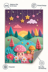 Figural Kids Area Rug – features