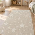 Figural Kids Area Rug – Cream in a nursery