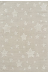 Figural Kids Area Rug – Cream
