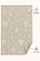 Figural Kids Area Rug – Cream – features